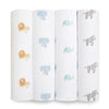 Aden + Anais Cotton Muslin Swaddle -- 4-pack