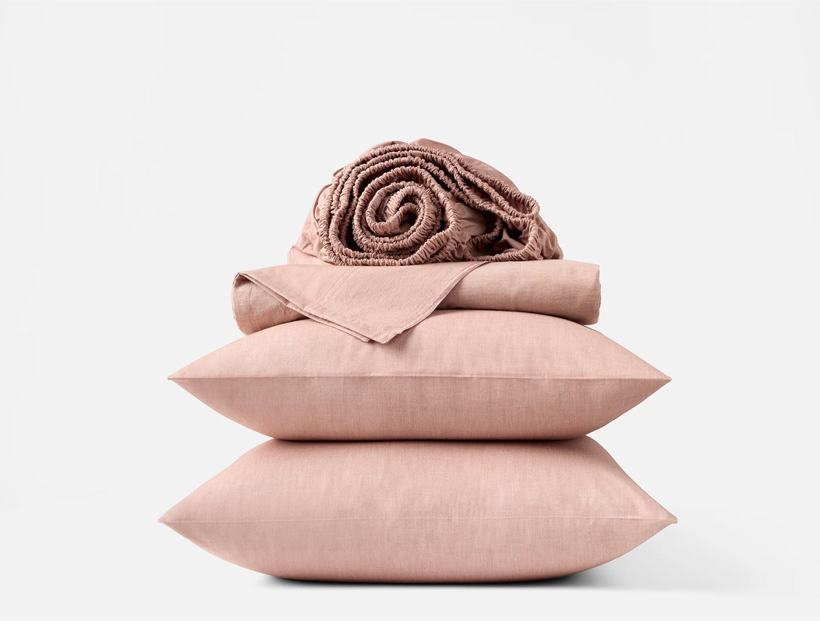 Coyuchi Organic Cotton Crinkled Percale Sheets