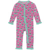 Kickee Pants Ruffle Coverall with Snaps or Zipper