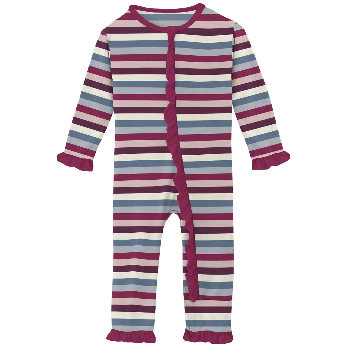 Kickee Pants Ruffle Coverall with Snaps or Zipper - Satara Home and Baby