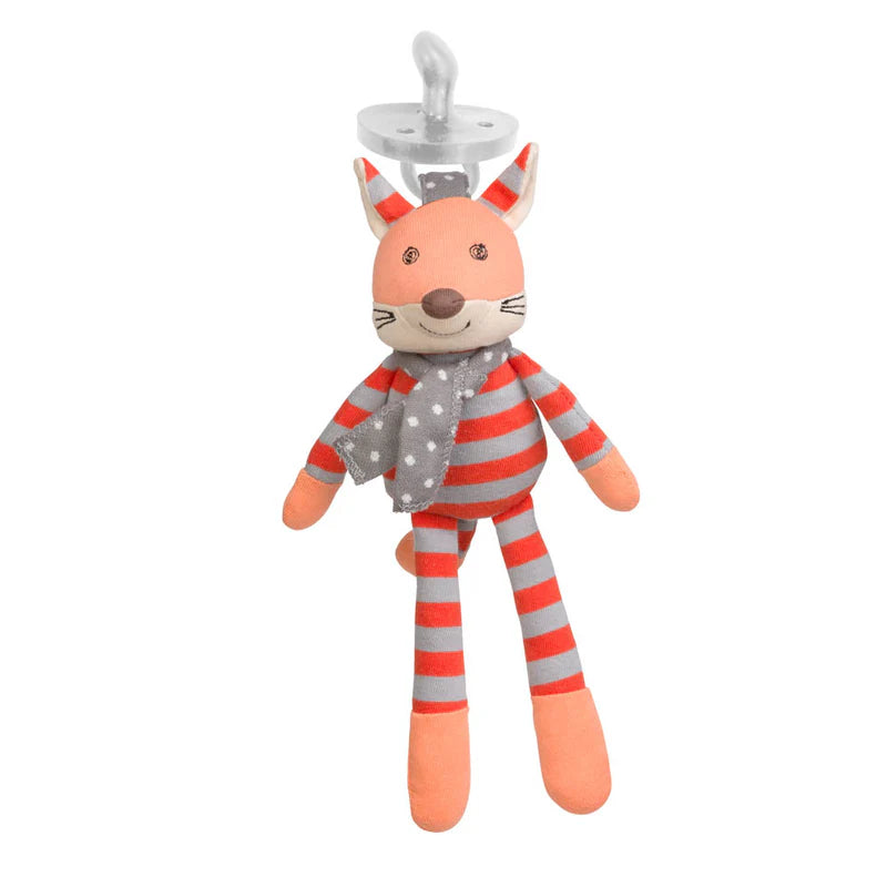 Apple Park Organic Farm Buddies - Frenchy Fox Pacifier Toy