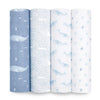 Aden + Anais Cotton Muslin Swaddle -- 4-pack