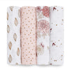 Aden + Anais Cotton Muslin Swaddle -- 4-pack