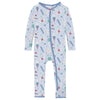 Kickee Pants Coverall with 2 Way Zipper