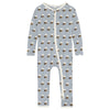 Kickee Pants Coverall with 2 Way Zipper