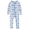 Kickee Pants Coverall with 2 Way Zipper