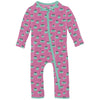 Kickee Pants Coverall with 2 Way Zipper