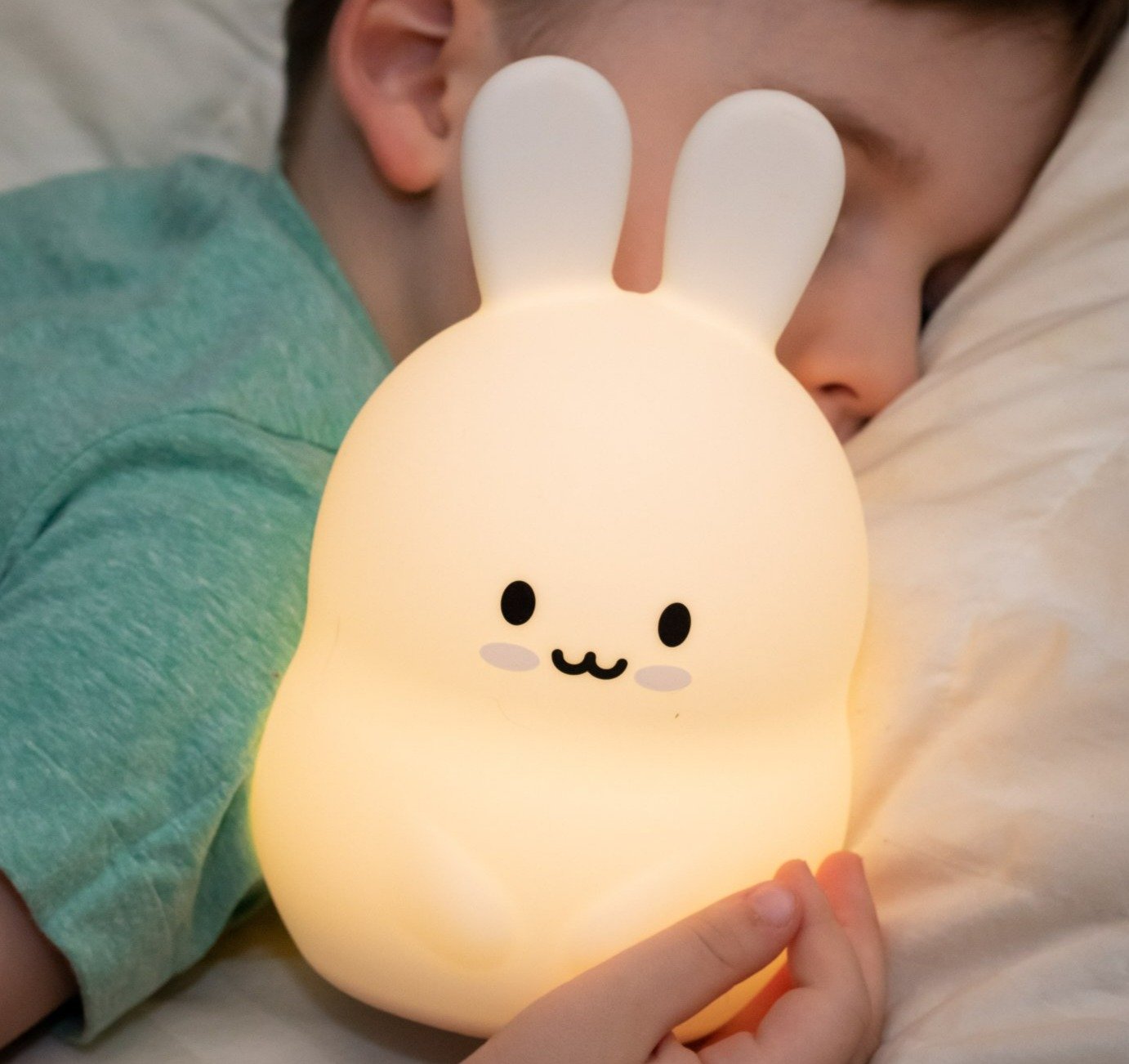 LumiPets LED Kids' Night Light Lamp with Remote - Bear