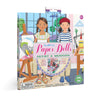 eeBoo Musician & Artist Paper Dolls - Thoughtful Girl